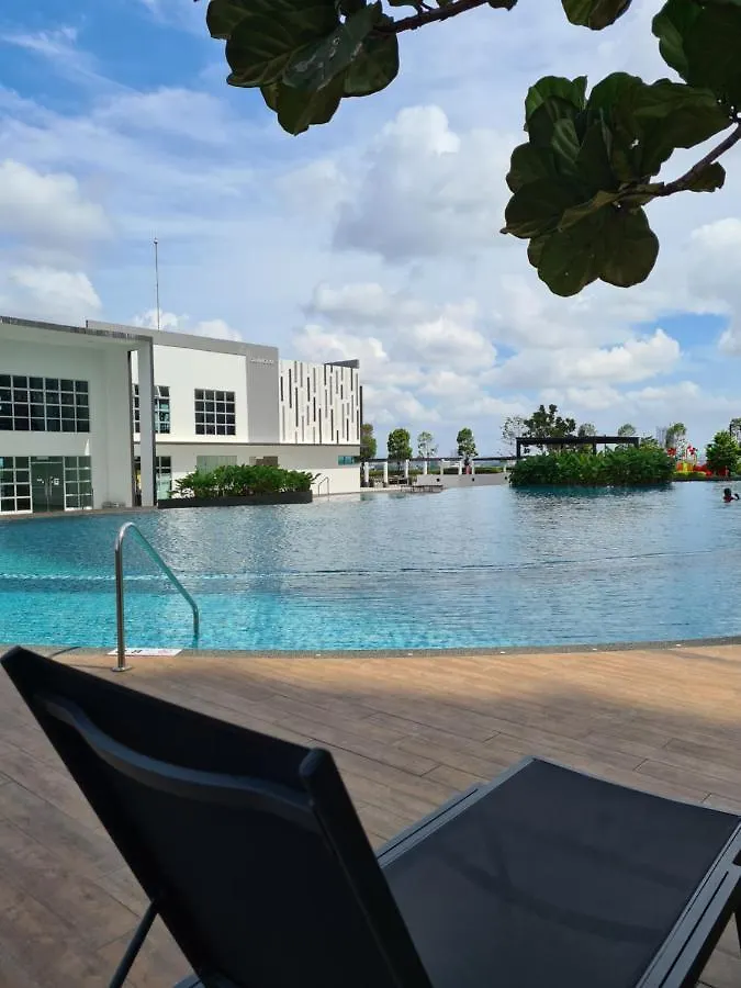 Eid2 Sks Habitat Larkin-3Br Family Friendly Up To 10Pax - 9 Beds- Free Wifi Pool Parking Gym & Preminum Facilities Appartement Johor Bahru