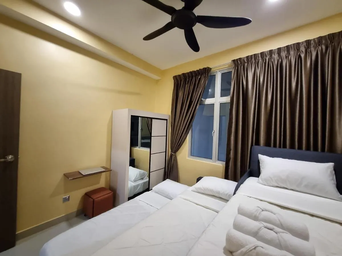 Eid2 Sks Habitat Larkin-3Br Family Friendly Up To 10Pax - 9 Beds- Free Wifi Pool Parking Gym & Preminum Facilities Appartement Johor Bahru