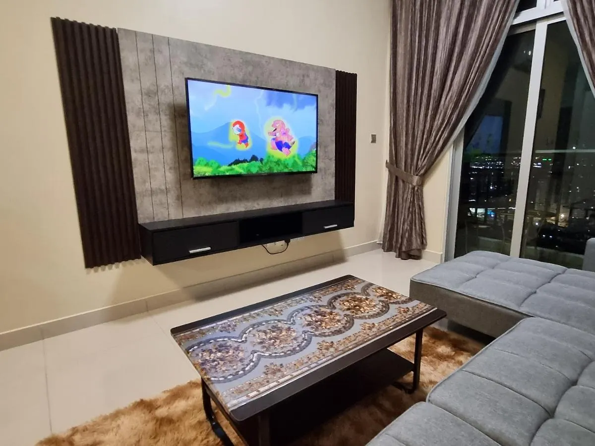 Eid2 Sks Habitat Larkin-3Br Family Friendly Up To 10Pax - 9 Beds- Free Wifi Pool Parking Gym & Preminum Facilities Appartement Johor Bahru